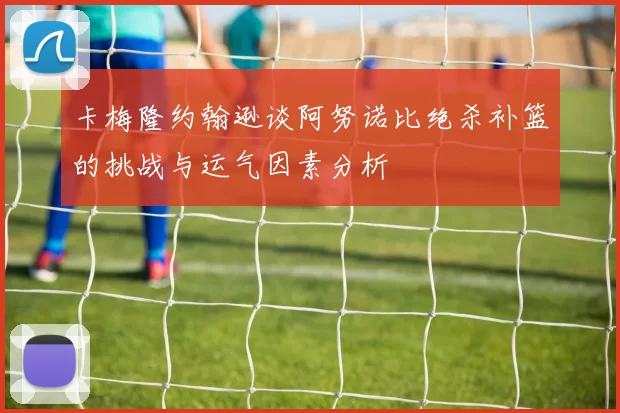 卡梅隆约翰逊谈阿努诺比绝杀补篮的挑战与运气因素分析